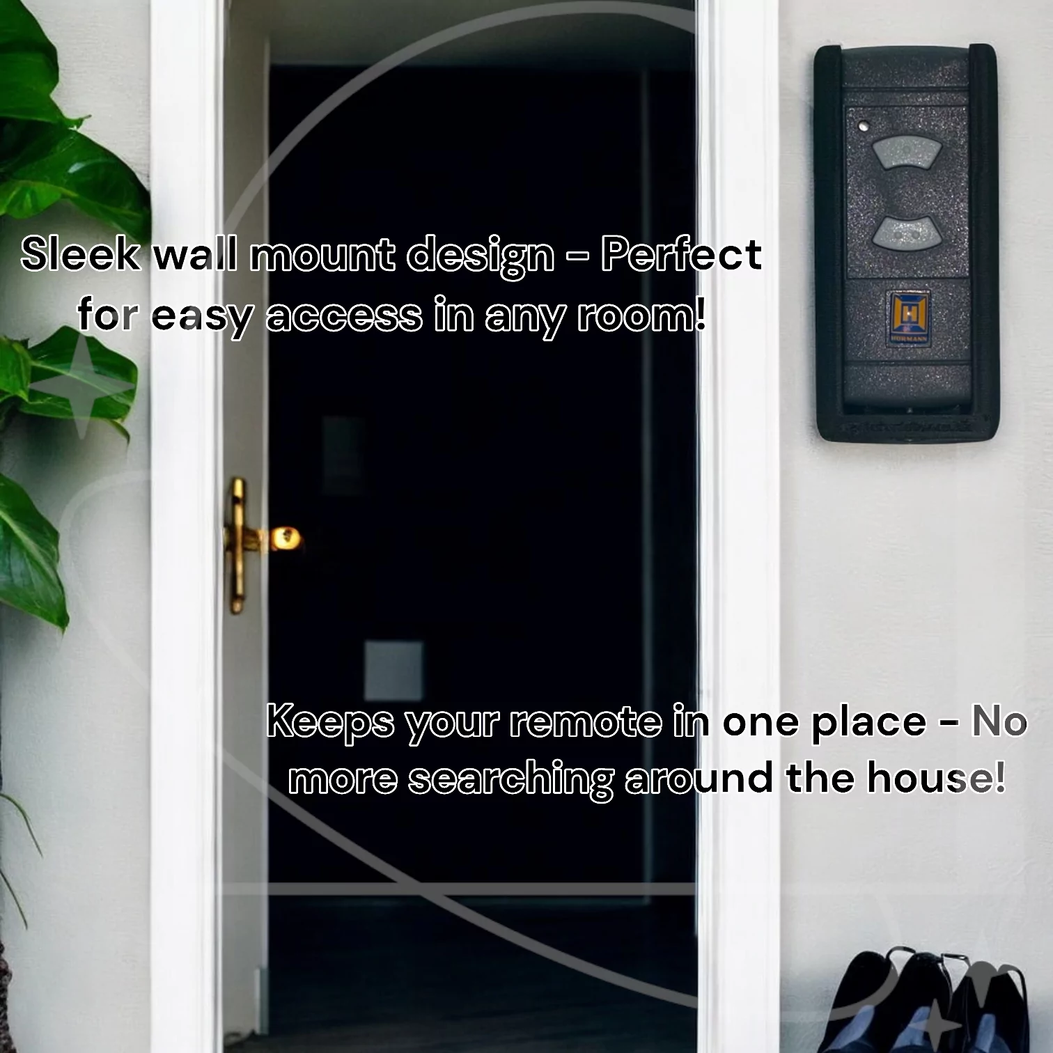 Wall & Car Vent Holder For Hormann HSE2 Remote