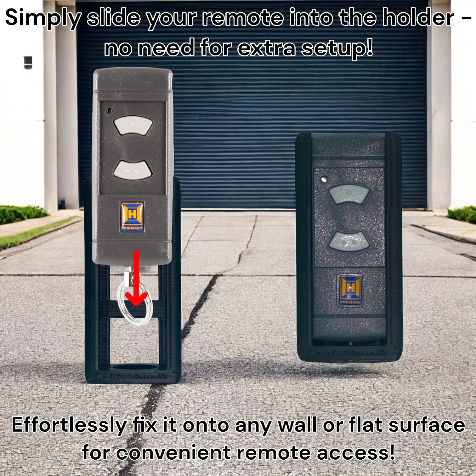 Wall & Car Vent Holder For Hormann HSE2 Remote