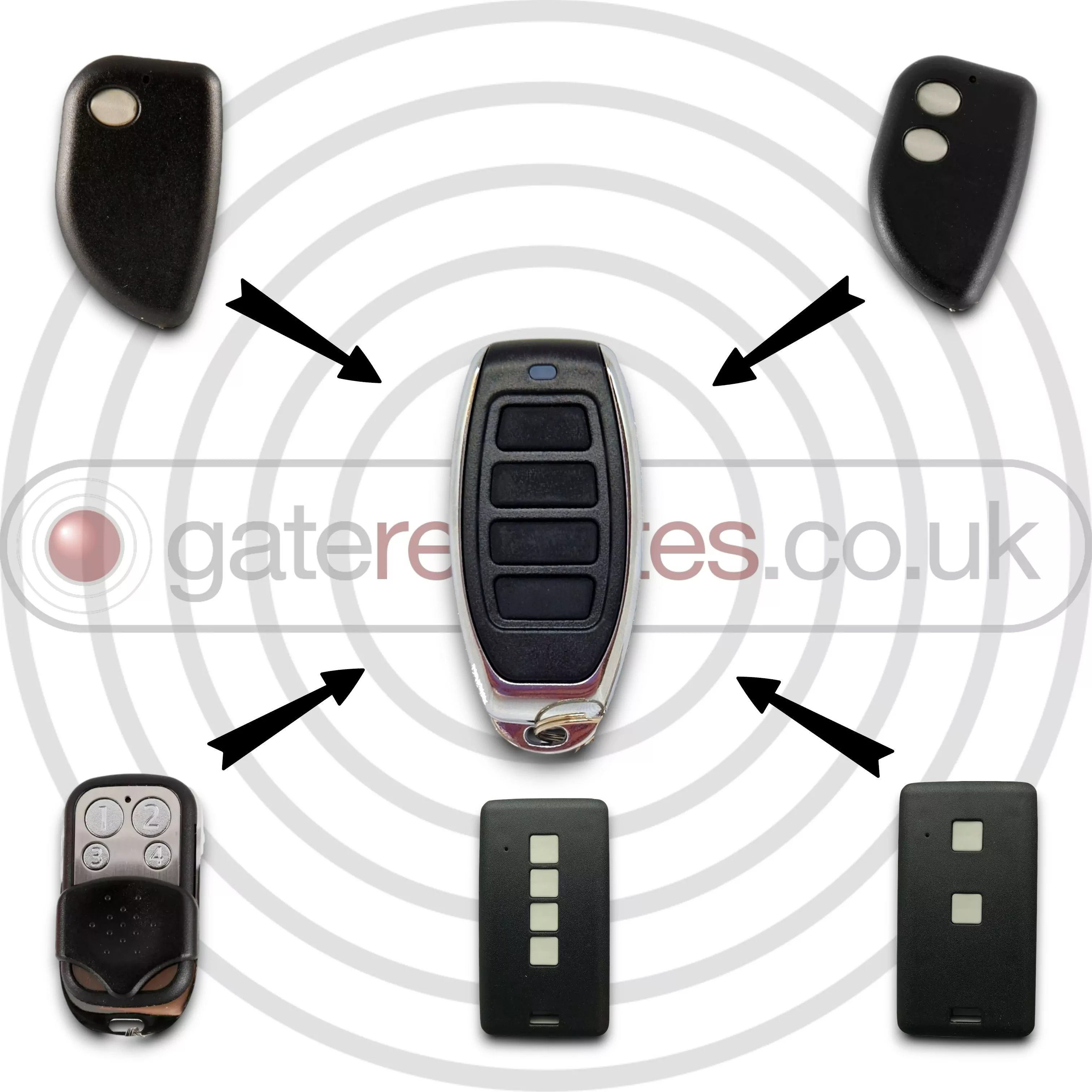 Ansa TEC-4 | Garage Door and Shutter Remote TX4